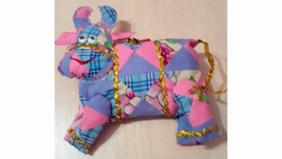 Печворк: Шитье мягкой игрушки для детей 6-7 лет «Корова из деревни Лоскутово»